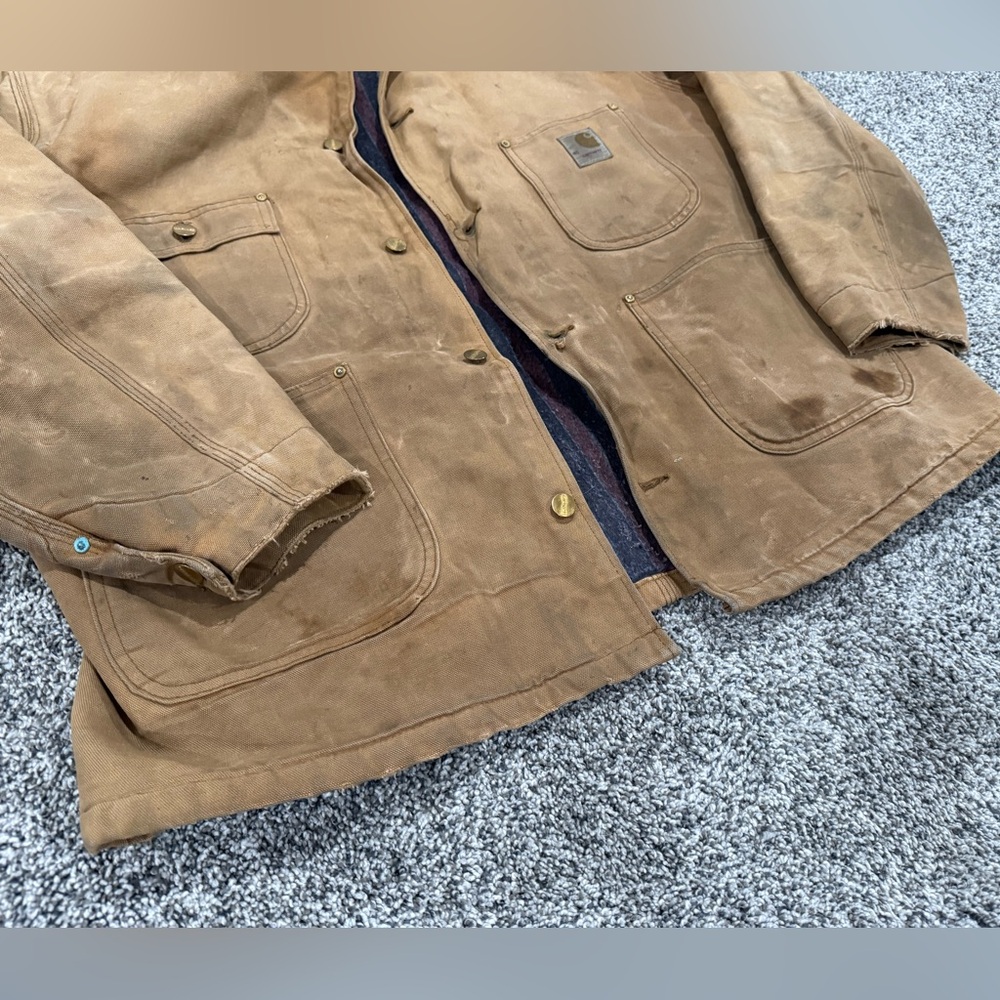 Vintage Carhartt chore jacket, men's XL - Picture 3 of 11